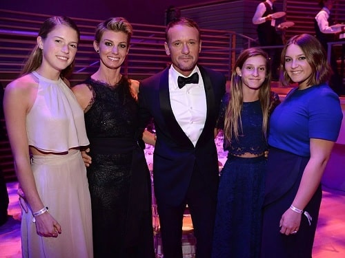 A picture of Audrey Caroline McGraw with her parents and elder siblings.